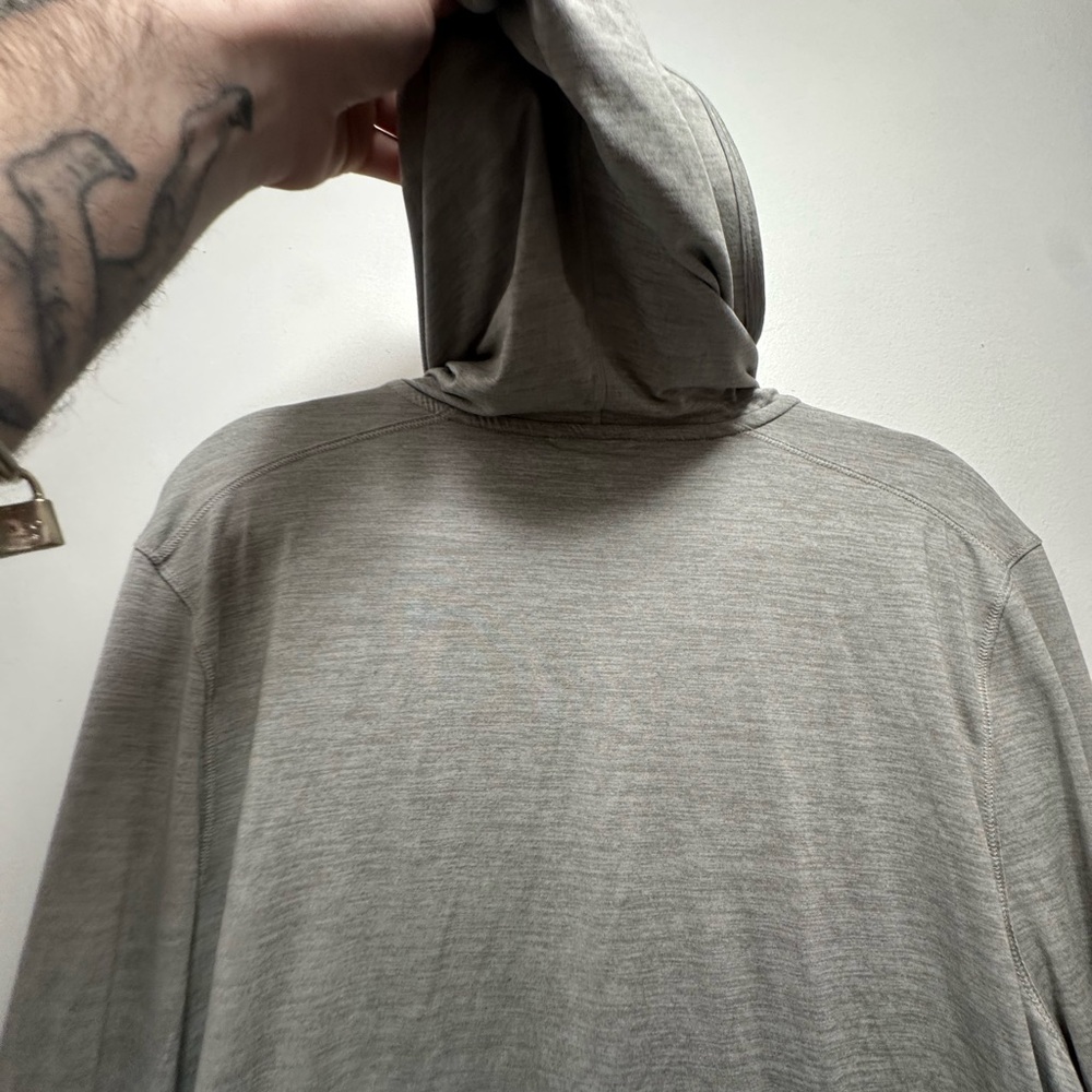 Hurley Light Gray Zip-Up Hoodie - Picture 8 of 9